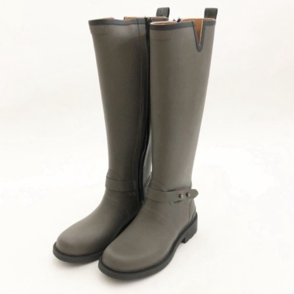 Rag & Bone Riding Rain Boot. Color Smoke.